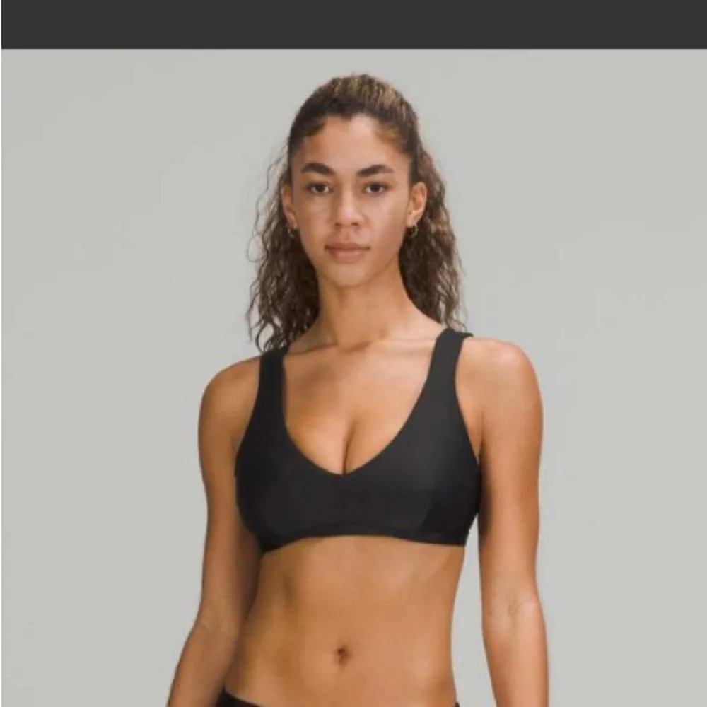 Lululemon Athletica Black Waterside V Swim Top NWT C/D or 6